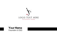 Golf Letters Business Card Design