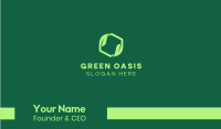 Green Eco Package Business Card Image Preview