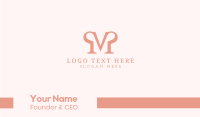 Pink Chef Hat V Business Card Design