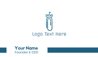 Paper Clip Business Card example 3