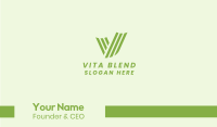 Lines Letter V Business Card Image Preview