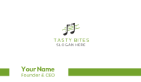 Food Note Business Card