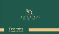 Tropical Coconut Tree Summer Business Card Design