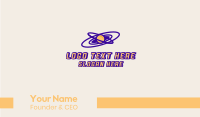 Yellow Planet Business Card Design