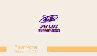 Yellow Planet Business Card Image Preview