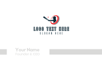 Cricket Bat Player Business Card