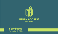 Urban Green Construction  Business Card Image Preview