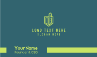 Urban Green Construction  Business Card