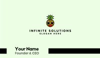 Happy Tropical Pineapple Business Card