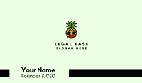 Happy Tropical Pineapple Business Card