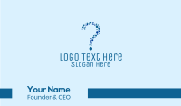 Question Mark Business Card example 1
