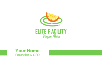 Fresh Orange Slice Business Card Image Preview