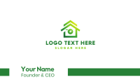 Green House Camera  Business Card Design