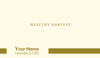 Gold Classic Business Card Image Preview