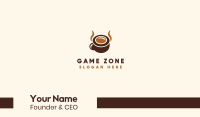 Brown Coffee Horns Business Card