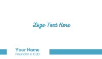 Upbeat Business Card example 2