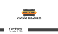 Masculine Vintage Label Business Card Image Preview