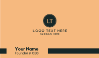 Round Business Card example 4