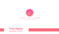 Pink Cupcake Business Card example 4