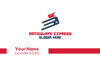 Express American Eagle  Business Card Image Preview