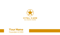 Gold Star Circle  Business Card