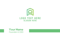  Green House Roofing & Siding Business Card