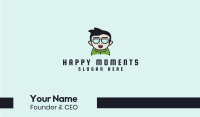 Boy Character Mascot Business Card Image Preview