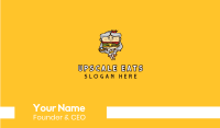 Burger Diner Mascot  Business Card Image Preview