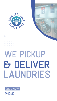 Laundry Delivery Instagram Story