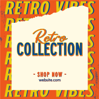 Retro Collection Sale Instagram Post