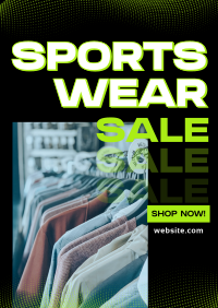 Sportswear Sale Poster