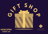 Retro Gift Shop Postcard Image Preview