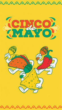 Cinco De Mayo Mascot Celebrates Facebook Story