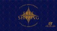 Art Deco Business Anniversary Facebook Event Cover