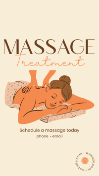 Best Massage Treatment Instagram Story