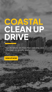 Coastal Clean Up Facebook Story