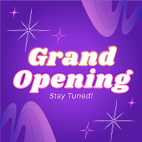 Grand Opening Y2K Instagram Post