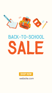 Fantastic School Sale Facebook Story