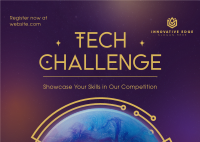 Minimalist Tech Challenge Postcard