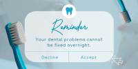 Dental Reminder Twitter Post