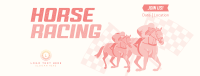 Horse Racing Facebook Cover example 1