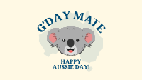 Happy Aussie Koala Facebook Event Cover