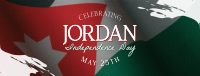 Jordan Independence Flag  Facebook Cover