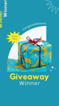 Banana Gift Wrap Instagram Story