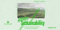 Elevating Sustainability Seminar Twitter Post