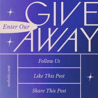 Generic Giveaway Instagram Post