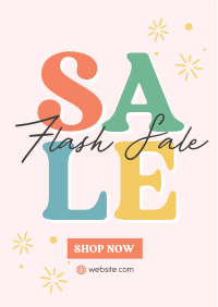 Quirky Flash Sale Flyer