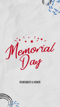 Memorial Day Doodle YouTube Short