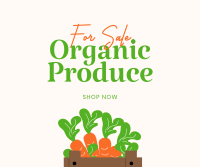 Organic Produce For Sale Facebook Post