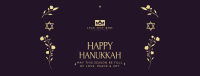 Happy Hanukkah Facebook Cover Image Preview